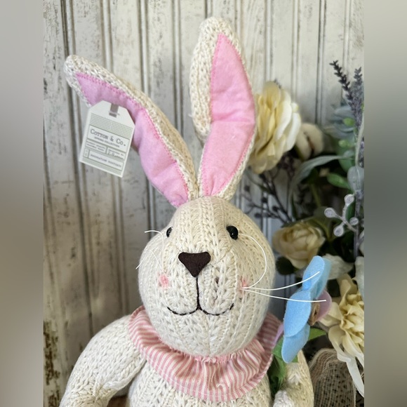 Cotton & Co. Wool Bunny with Flowers - Picture 9 of 9